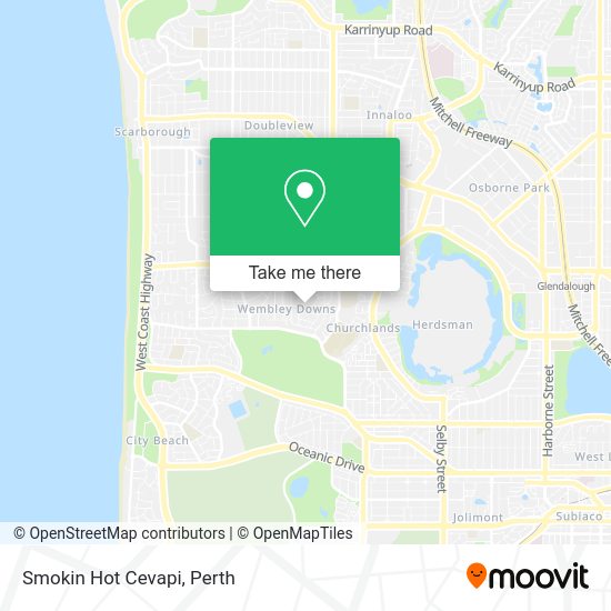 Smokin Hot Cevapi map