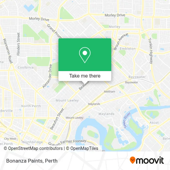 Mapa Bonanza Paints