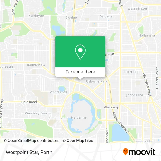 Mapa Westpoint Star