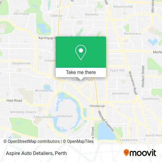 Aspire Auto Detailers map
