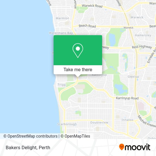 Bakers Delight map