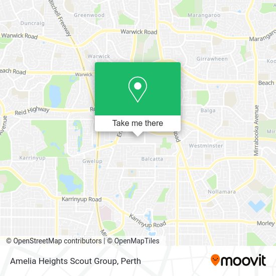 Amelia Heights Scout Group map