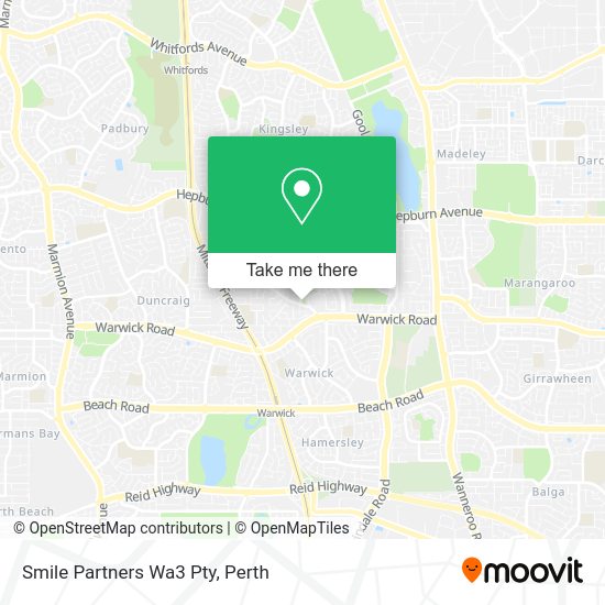 Smile Partners Wa3 Pty map