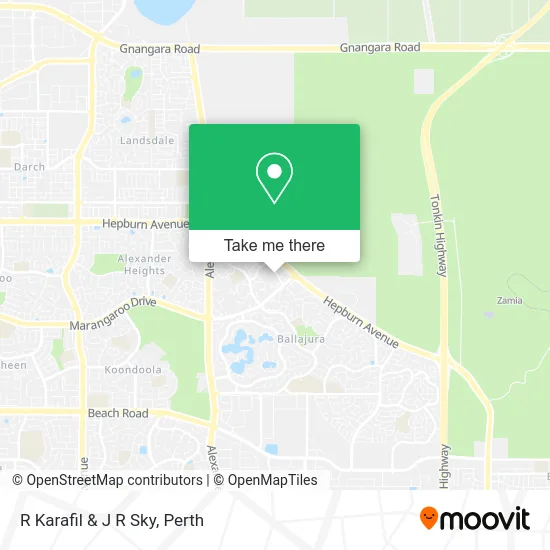 Mapa R Karafil & J R Sky