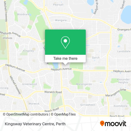 Kingsway Veterinary Centre map