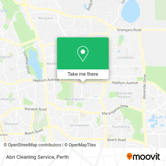 Mapa Abn Cleaning Service