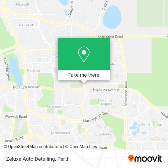 Zeluxe Auto Detailing map