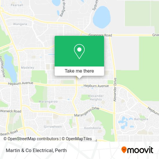 Martin & Co Electrical map