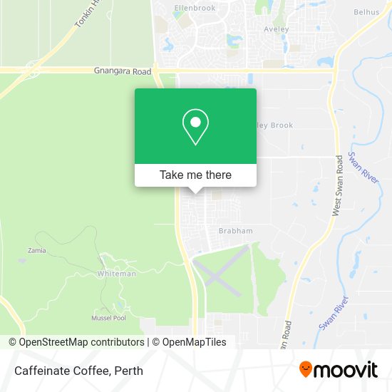 Caffeinate Coffee map