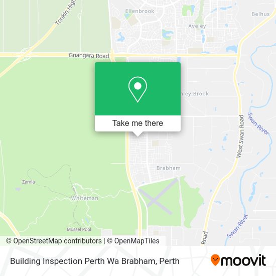 Building Inspection Perth Wa Brabham map