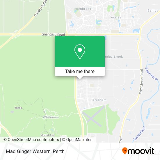 Mad Ginger Western map