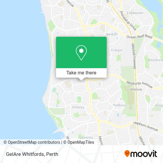 GelAre Whitfords map