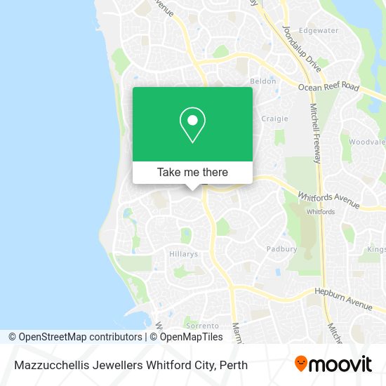 Mazzucchellis Jewellers Whitford City map