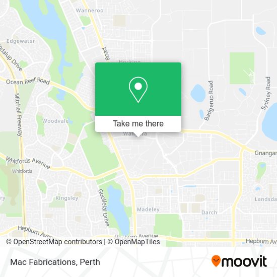 Mac Fabrications map