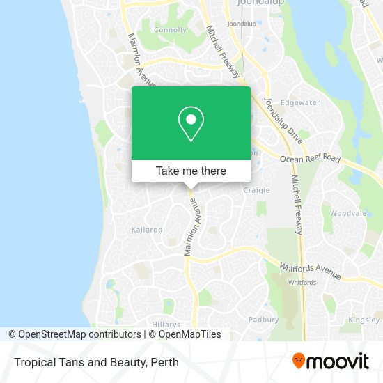 Tropical Tans and Beauty map