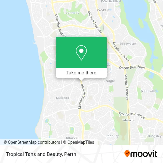 Mapa Tropical Tans and Beauty