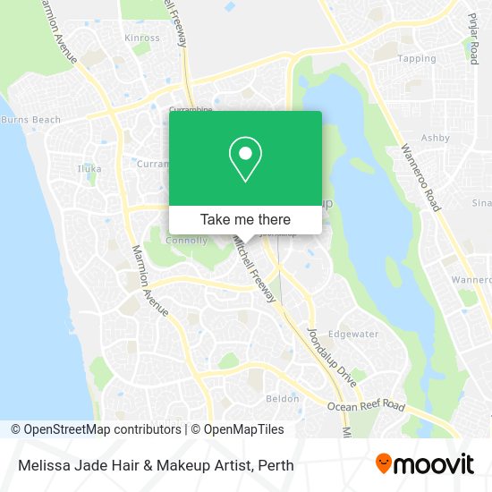 Melissa Jade Hair & Makeup Artist map