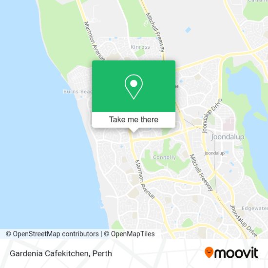 Gardenia Cafekitchen map