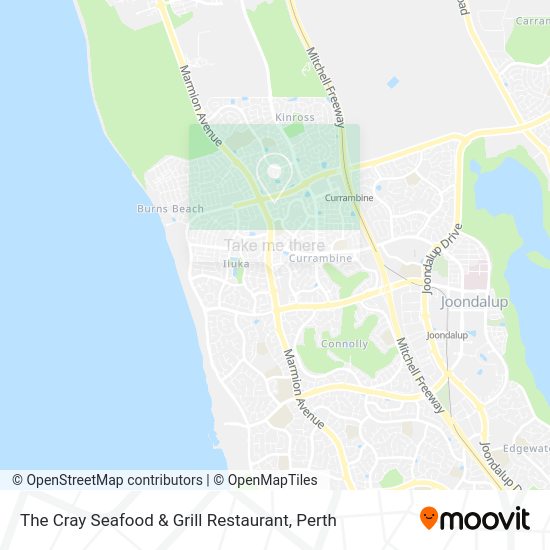 The Cray Seafood & Grill Restaurant map