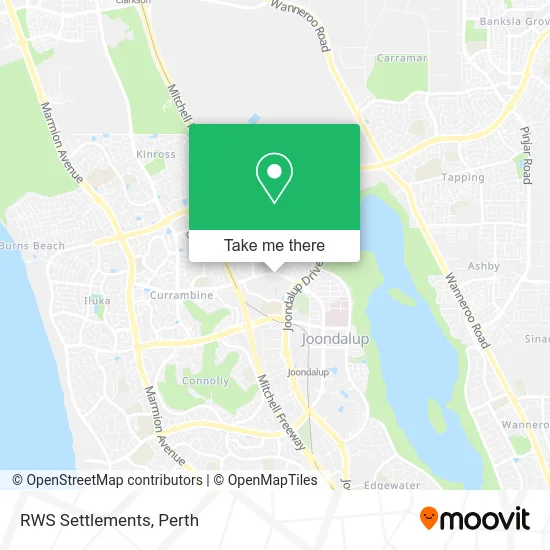 Mapa RWS Settlements