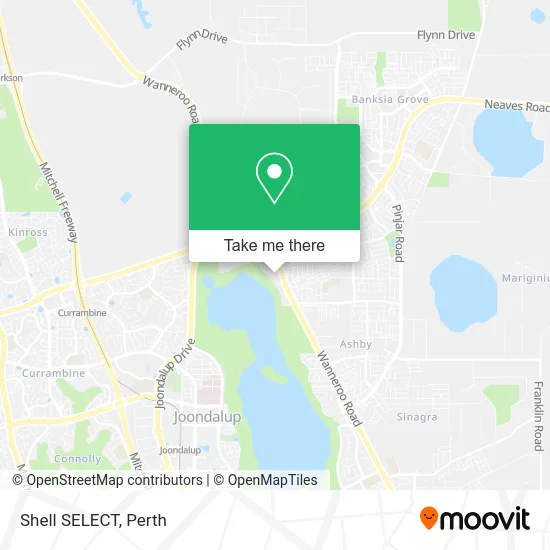 Shell SELECT map