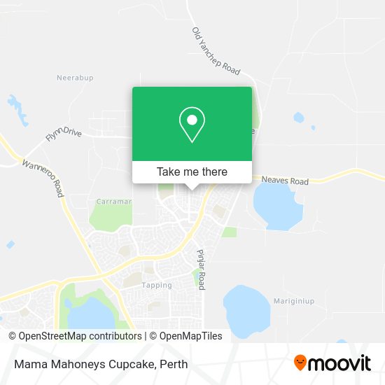 Mama Mahoneys Cupcake map