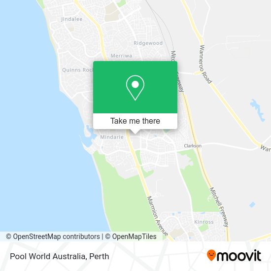 Pool World Australia map