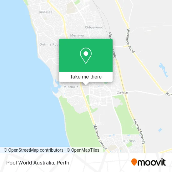 Mapa Pool World Australia