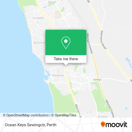 Mapa Ocean Keys Sewingctr