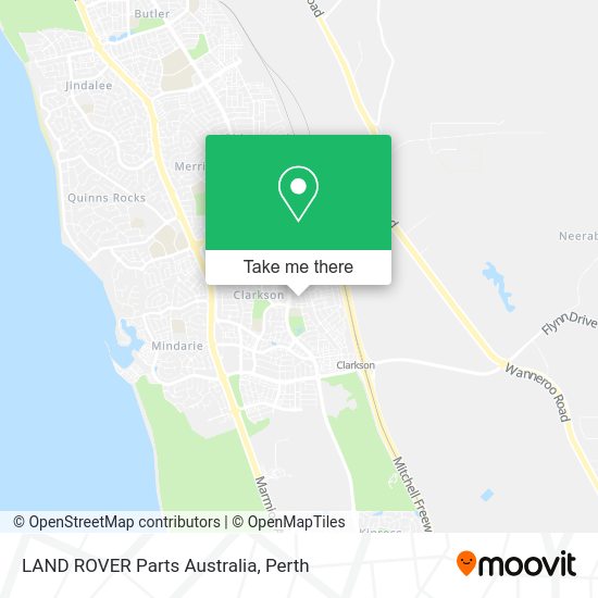 LAND ROVER Parts Australia map