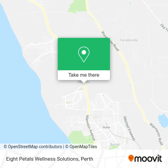 Mapa Eight Petals Wellness Solutions