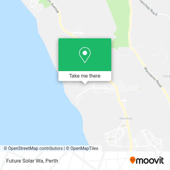 Future Solar Wa map