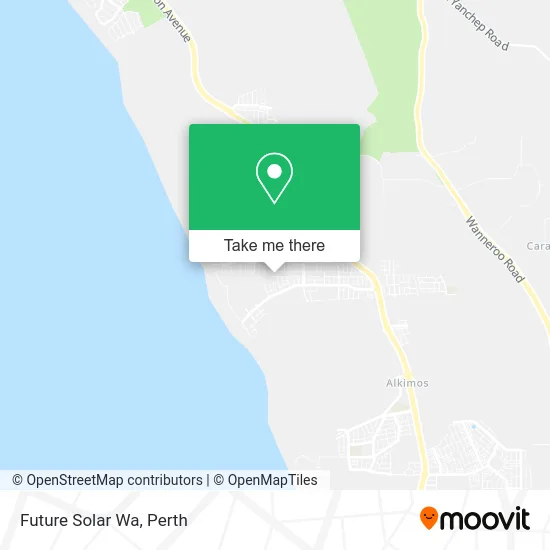 Mapa Future Solar Wa