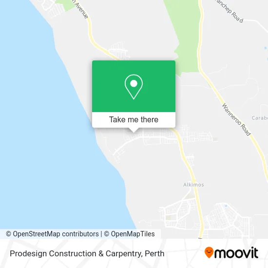 Mapa Prodesign Construction & Carpentry