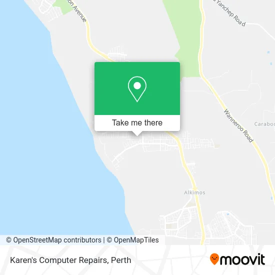 Mapa Karen's Computer Repairs