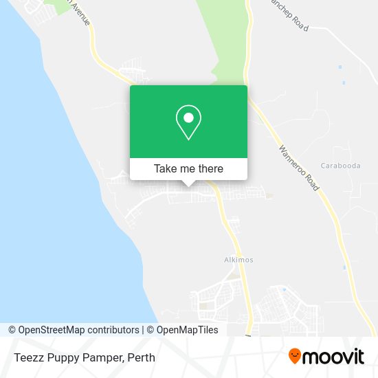 Teezz Puppy Pamper map