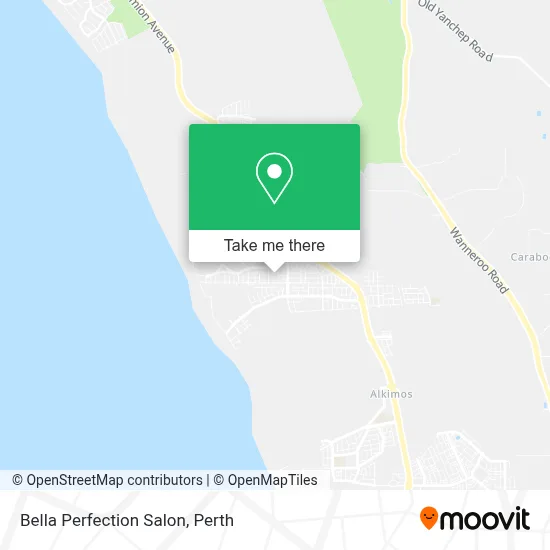 Mapa Bella Perfection Salon