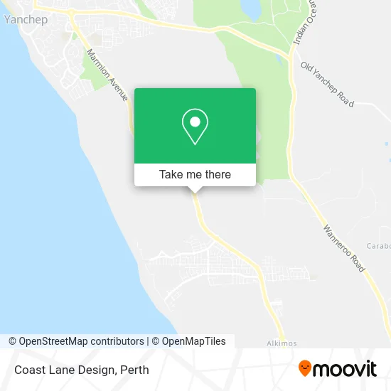 Mapa Coast Lane Design