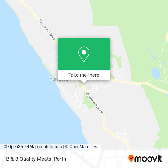 B & B Quality Meats map