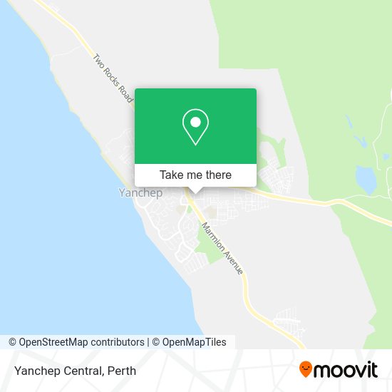 Yanchep Central map