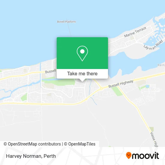 Harvey Norman map