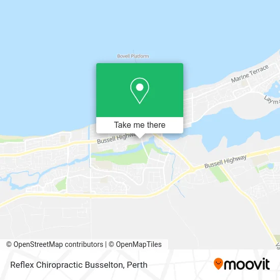 Mapa Reflex Chiropractic Busselton