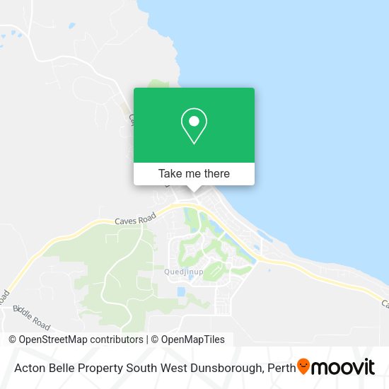 Acton Belle Property South West Dunsborough map