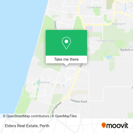 Mapa Elders Real Estate