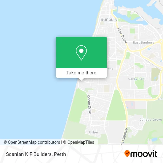 Mapa Scanlan K F Builders