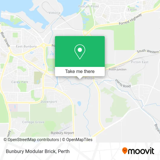 Mapa Bunbury Modular Brick