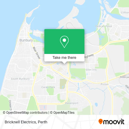Mapa Bricknell Electrics