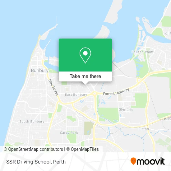 Mapa SSR Driving School