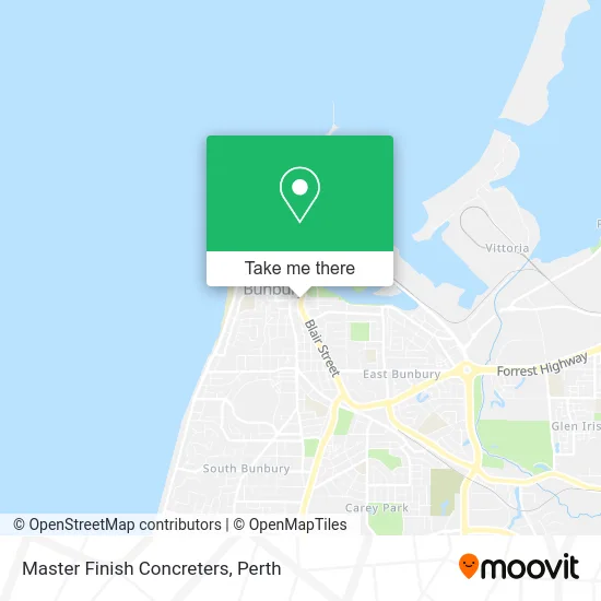 Mapa Master Finish Concreters