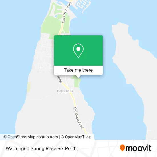 Mapa Warrungup Spring Reserve